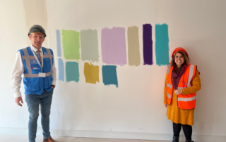 Choosing colours at Charlton