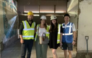Project team from Monkey Puzzle onsite